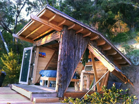 unusual-cabana-with-opening-walls-wooden-wall-and-wooden-patio-near-the-wooden-deck-in-back-yard